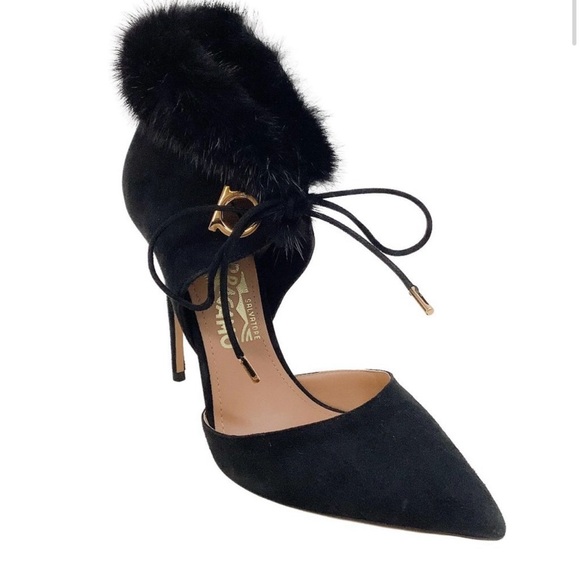 Salvatore Ferragamo Shoes - Elegant Black Stiletto Heels